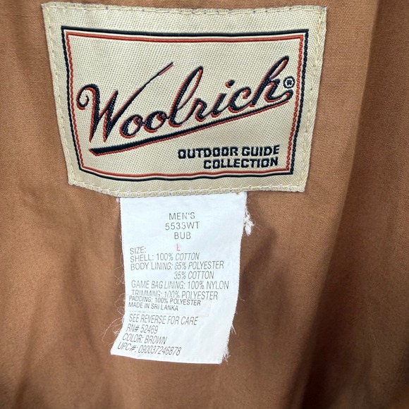 Vtg Woolrich Field Hunting Jacket Large Blaze Orange Heritage Workwear Gorpcore - Picture 3 of 14